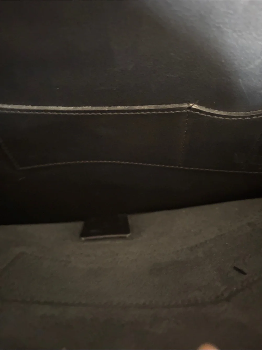 Vintage Coach Black Leather Briefcase Laptop Work Shoulder Bag